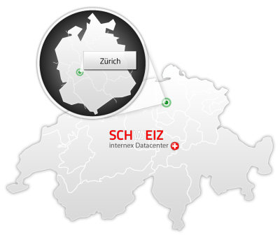 Schweiz Map Standorte